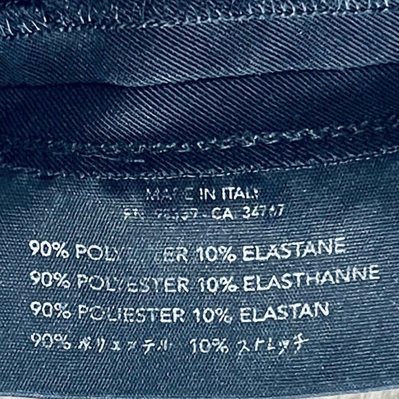 Prada Black Dress Pants Trousers High Rise Italy Women’s 28" x 26" Luxury EUC - Picture 5 of 6